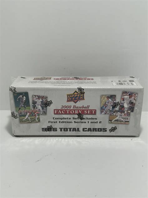 Upper Deck Baseball Factory Complete Set Bonus Jersey New Sealed