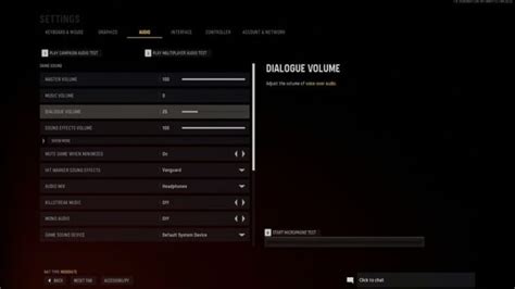 Best Audio Settings For Call Of Duty Vanguard Diamondlobby