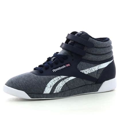 reebok freestyle hi black