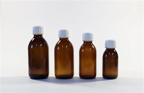 300ml Amber Glass Pharma Bottles