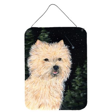 Carolines Treasures Ss8502ds1216 Starry Night Cairn Terrier Wall Or Door Hangin 16hx12w Kroger