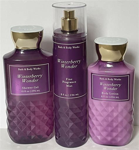 Bath Body Works Winterberry Wonder Body Mist Spray Lotion Gel Wash