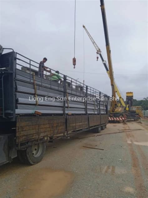 rental truck service logistics open cargo trailer  ft johor bahru