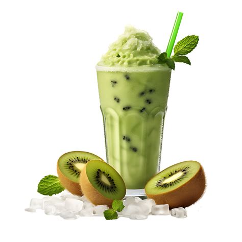 Iced Kiwi Smoothie Drink Perfect For Drink Catalog Ai Generated