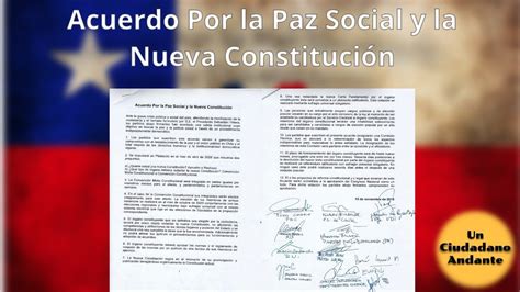 Acuerdo Por La Paz Social Y La Nueva Constitución Chile Audiolibro Youtube