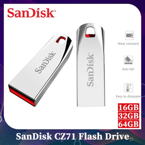 Sandisk Cruzer Force Cz Metal Usb Flash Drive Gb Gb Gb