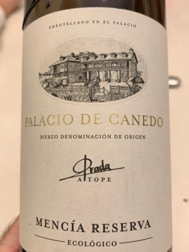 Prada A Tope Palacio De Canedo Menc A Reserva Vivino Us