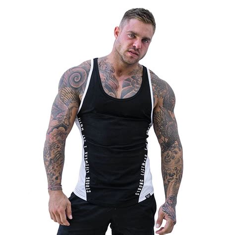 Summer Gyms Fitness Bodybuilding Hooded Tank Top Fashion Workout Mens