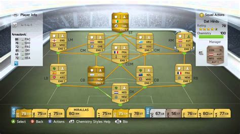 FIFA 14 Squad Builder Cheap 20k BPL W Mirallas Kone Sissoko And More