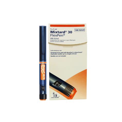 Mixtard 30 Flexpen Insulin Human Rdna 100u Ml Suspension For Sc