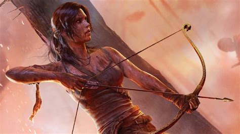 Lara Croft Tomb Raider Mythology Screenshot Woman Warrior Hd Wallpaper Rare Gallery