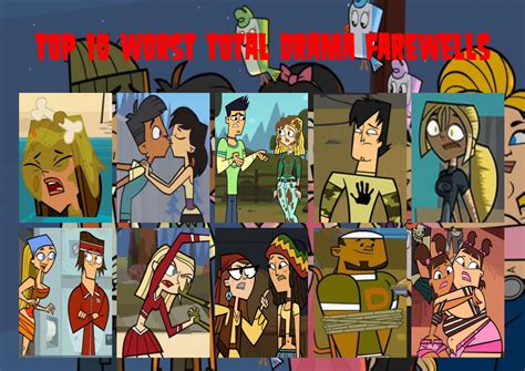 top  worst total drama farewells  miraculousthomasfan  deviantart