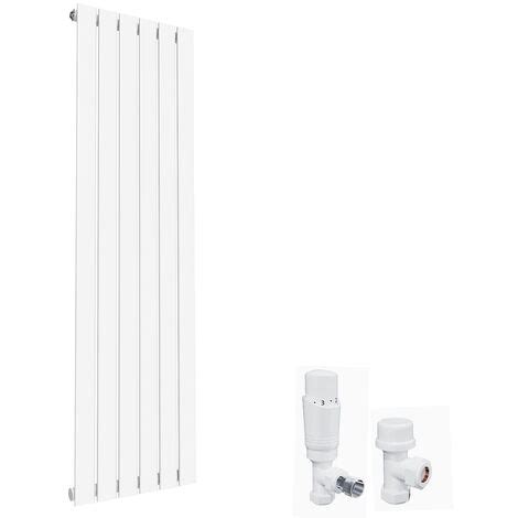 ELEGANT 1600 X 452 Mm White Vertical Column Radiator Single Flat Panel