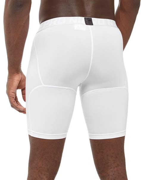 Nike Synthetic Pro Compression 6 Shorts In White For Men Lyst