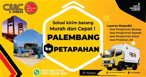 Ekspedisi Palembang Ke Petapahan Tarif Murah Dan Cepat 2024 CMC Express