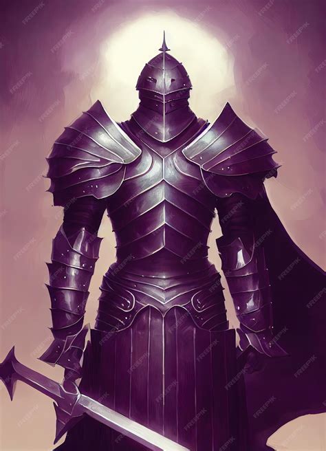 Premium Photo Medieval Knight In Armor 3 Rendering Fantasy Illustration