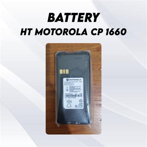 Jual Batre Ht Motorola Cp Cp Komplit Beltclip Baterai Battery