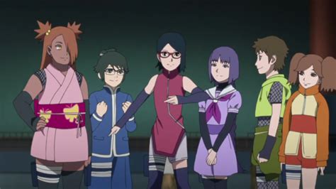 ChouChou Denki Sarada Sumire Wasabi And Namida Boruto Naruto