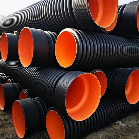 Berlia HDPE Black DWC Sewerage And Drainage Pipe 400 MM ID At Rs 1000