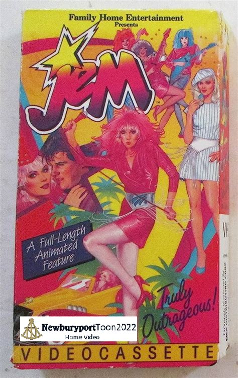 Jem Truly Outrageous Nbptt2022 Home Video Vhs By Newburyporttoon2022