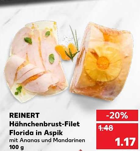 Reinert Hähnhcenbrust Filet Florida In Aspik Angebot bei Kaufland