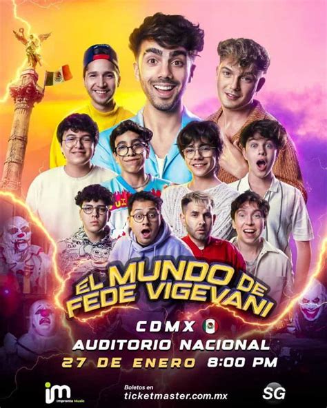 El Mundo De Fede Vigevani En Auditorio Nacional Eventos En Cdmx