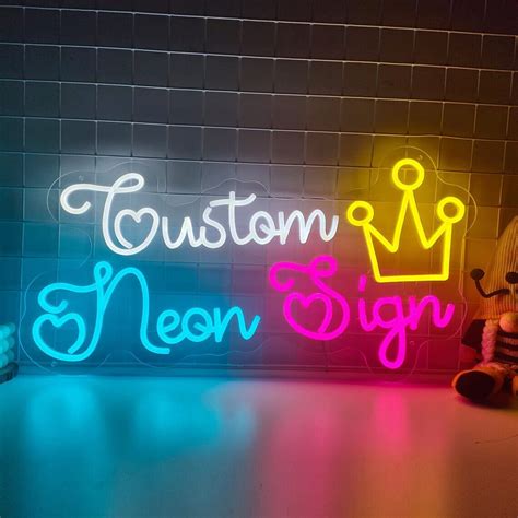 Neon burcu özel wedsign Neon işık DIY parti doğum günü adı logosu