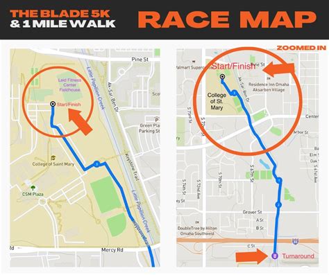 5k Course Map