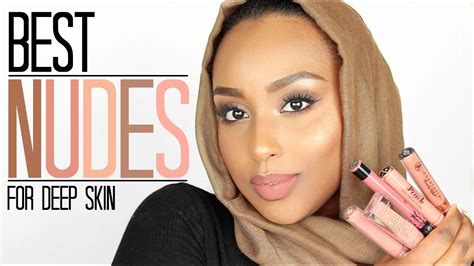 Best Nude Lipsticks For Dark Skin Lip Swatches Aysha Abdul Youtube