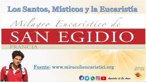 Milagros Eucaristicos San Egidio Exposici N Internacional De B Carlo