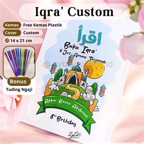 Jual Souvenir Buku Iqra Custom Anak Buku Iqro Dan Juz Amma Custom