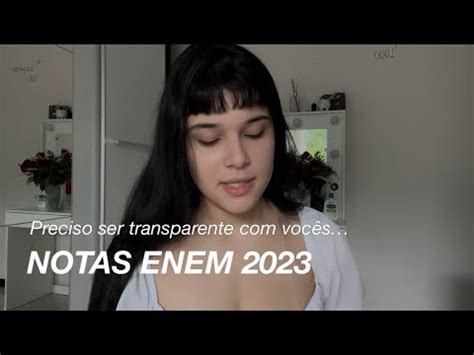 minhas notas enem 2023 evolução desde 2022 Ana Veiga YouTube