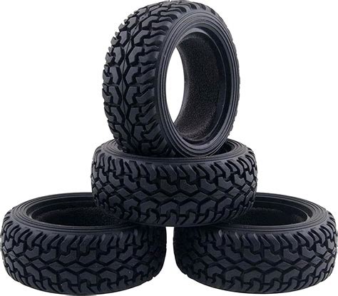 Amazon Rc On Road Car Tyres Wonfast Pcs Mm Rally Grain Car