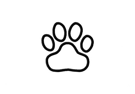 Clemson Tiger Paw Stencil - Cliparts.co