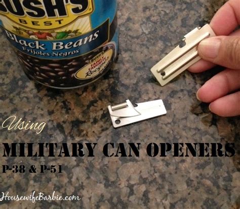 An American Housewife: How to use a military manual can opener: the P ...