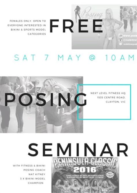 WFF Peninsula Class FREE Group Bikini Sports Model Posing Class