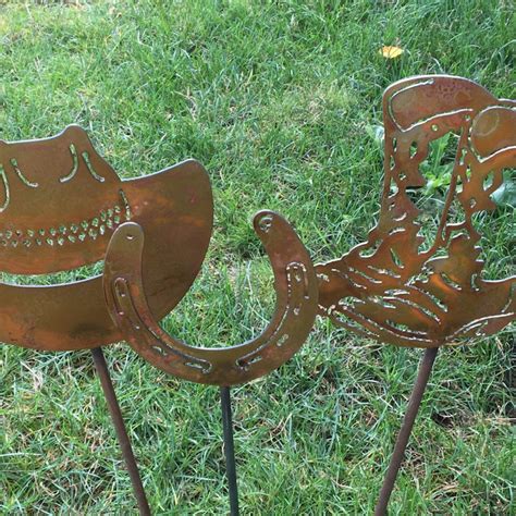 Western Yard Art Etsy