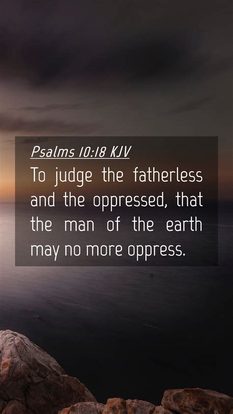 Psalms Kjv Mobile Phone Wallpaper To Judge The Fatherless And