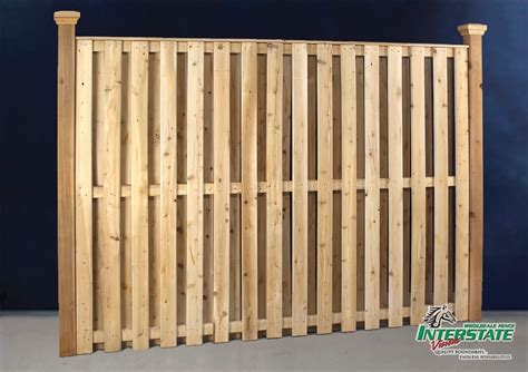 Double Sided Wood Fences Interstate Wholesale Fence