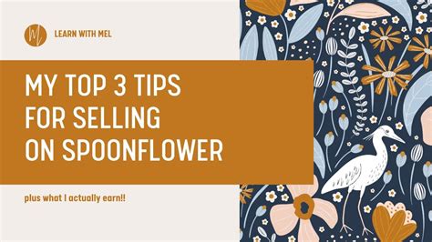 Unlock The Secrets Of Selling On Spoonflower Discover My Top Tips