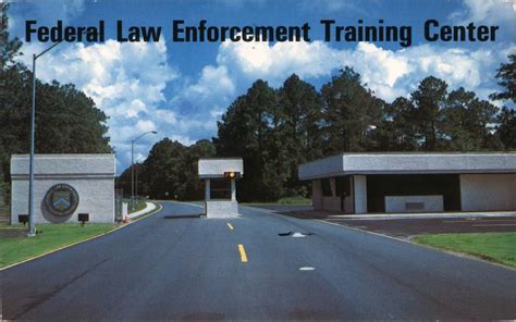 Main Entrance Of Federal Law Enforcement Training Center Glynco Ga