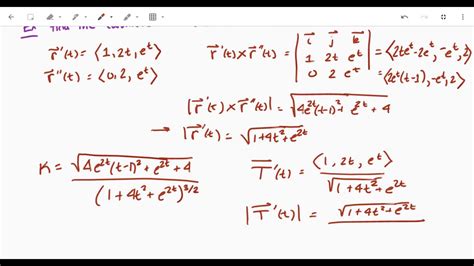 Calc 3 10 8 Arc Length And Curvature Video 2 YouTube