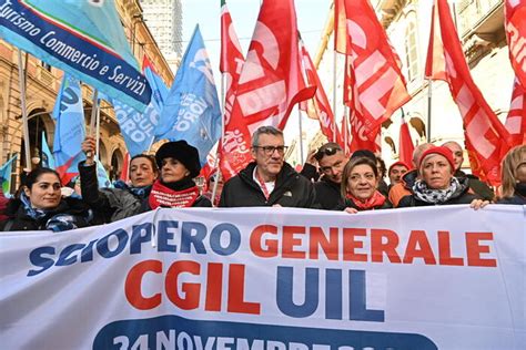 Lo Sciopero Generale Di Cgil E Uil Contro La Manovra Arriva Al Nord