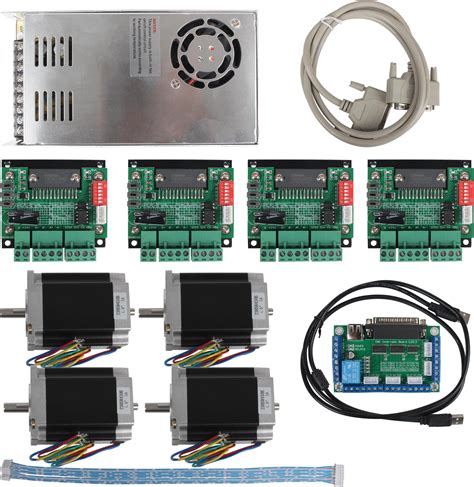 Amazon RATTMMOTOR 4 Axis CNC Controller Kit Nema23 Stepper