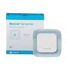 CURATIVO BIATAIN SILICONE AG 10x10CM ESPUMA PRATA COLOPLAS ADmed