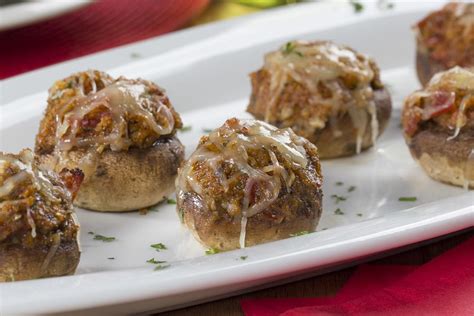 Pepperoni Pizza Stuffed Mushrooms