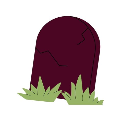 Premium Vector Tombstone Vector Flat Illustration Halloween Decoration