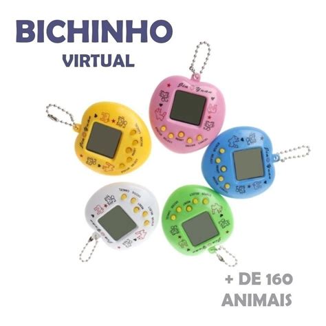 Bichinho Virtual Tamagochi Animais Brinquedo Retro Shopee Brasil