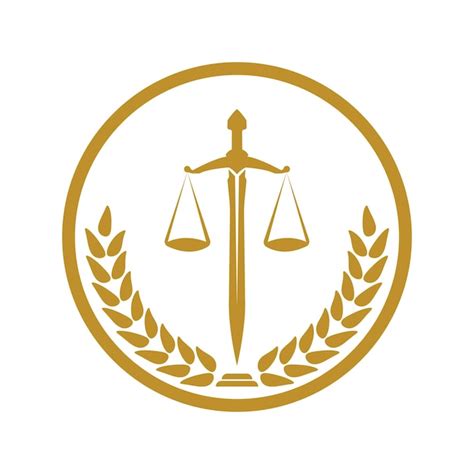 Plantilla De Dise O De Logotipo E Icono De Bufete De Abogados Vector