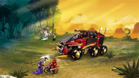 Lego Ninjago La Base Mobile Des Ninja Cdiscount Jeux Jouets